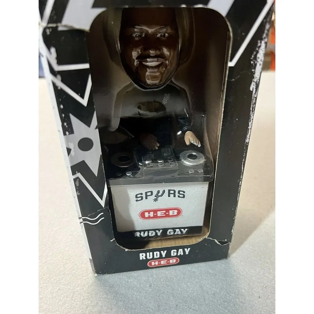Rudy‎ Gay San Antonio Spurs Bobble Head NIB Limited Edition HEB